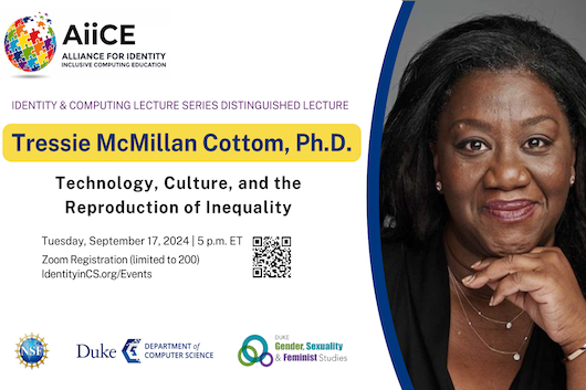 Identity & Computing Lecture Series: Tressie McMillan Cottom, Ph.D.